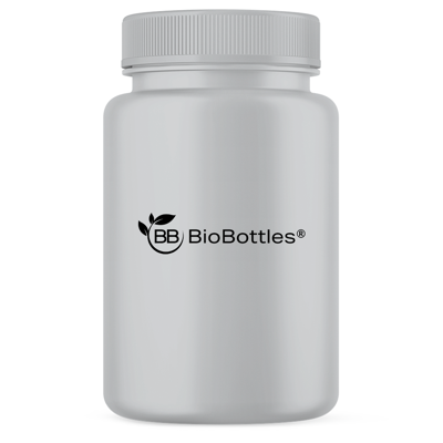 BioBottle 250cc HDPE AP Packer (45-400) With PlasticIQ® - Gray Silver