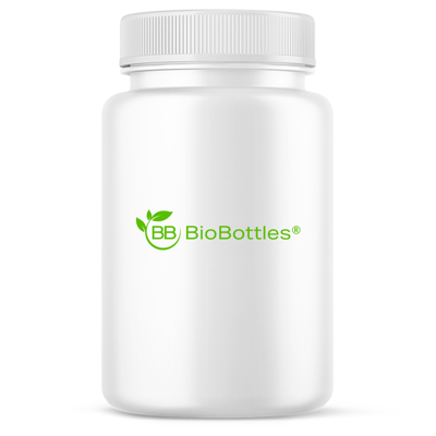 BioBottle 500cc HDPE Packer (53-400) With PlasticIQ® - White