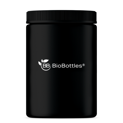 BioBottle® 25oz PP Jar with PlasticIQ® - Clear Frosted