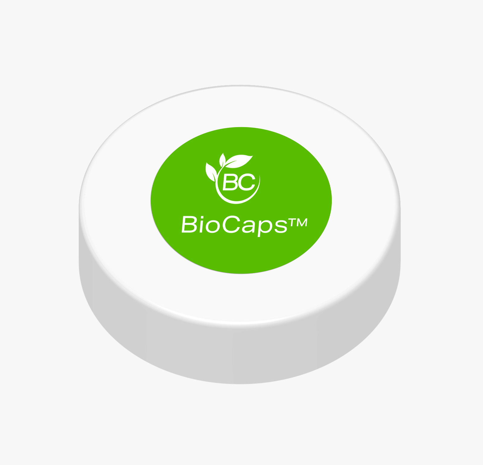 BioCap® 38MM Tamper Evident With PlasticIQ® - White