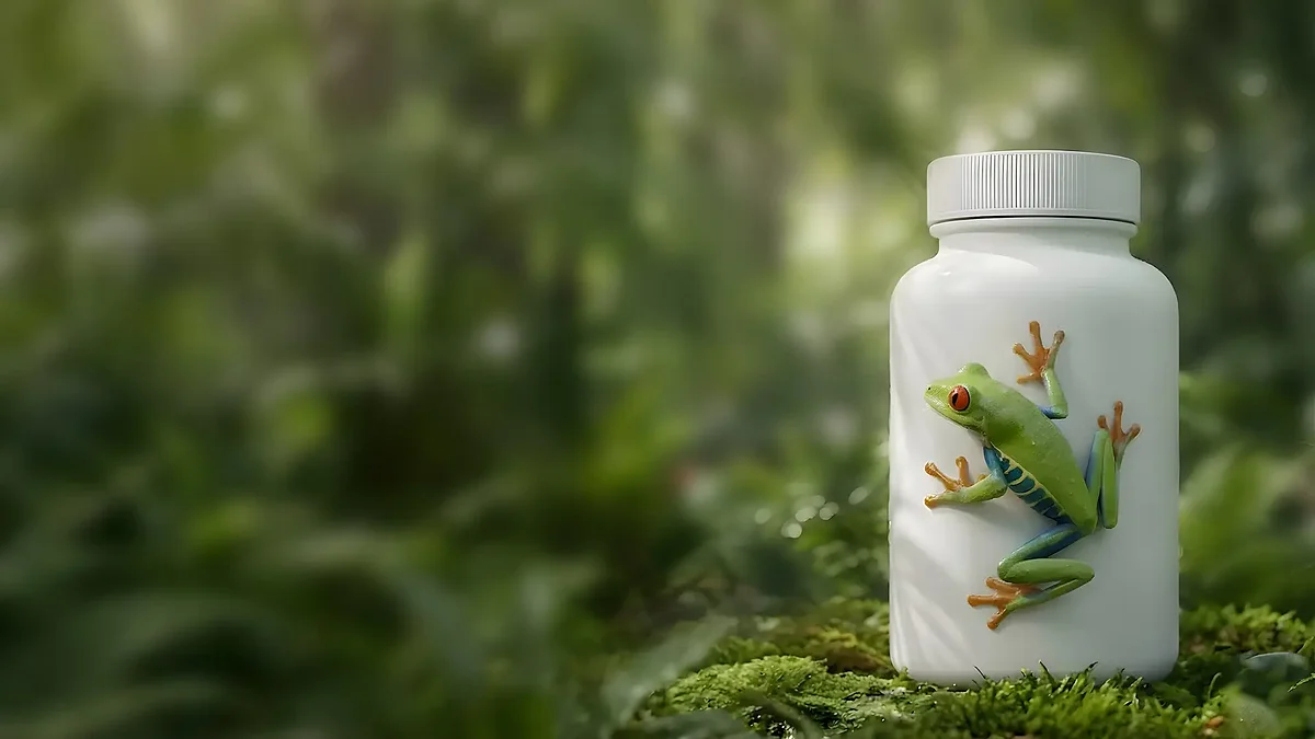 BioBottle degrading and breaking down in a landfill instead of fragmenting into microplastics